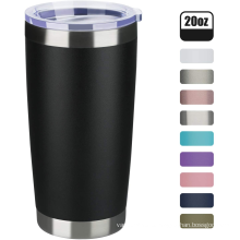 20oz Spay Navy Thermos Coffee Mugs Reusable Stainless Steel Tumbler Double Wall Car Tumblers With Lid